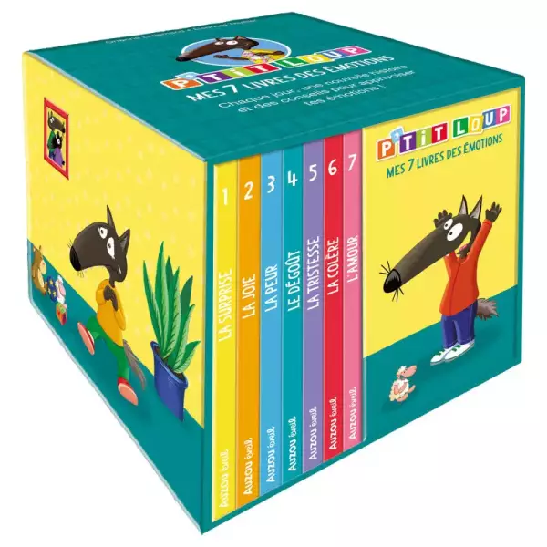 Mes 7 livres des émotions P'tit Loup