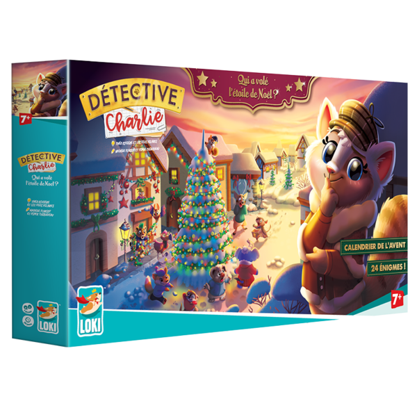 Détective Charlie, qui a volé l'étoile de Noël ? Calendrier de l'Avent