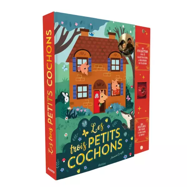 Les trois petits cochons : livre projecteur