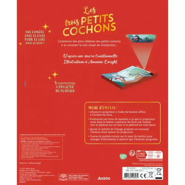 Les trois petits cochons : livre projecteur – Image 2