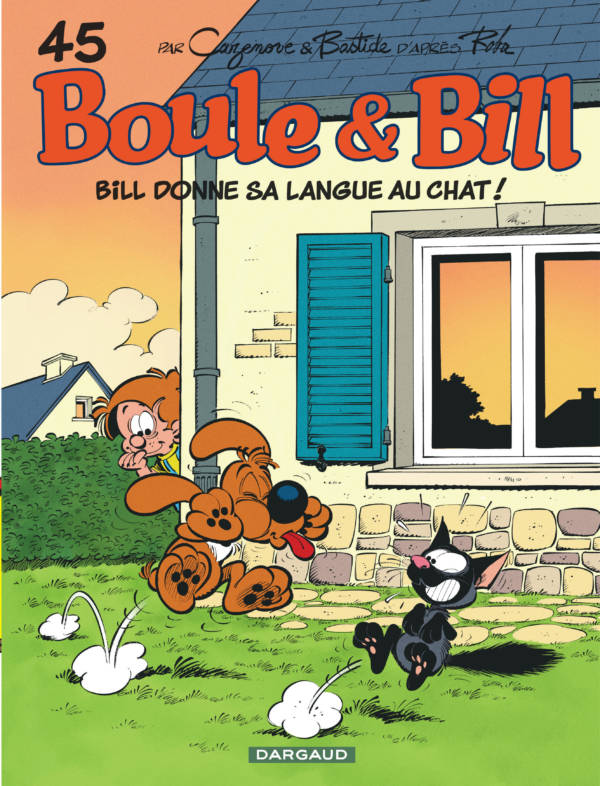 Boule et Bill t.45 : Bill donne sa langue au chat !