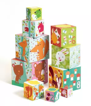 10 cubes : forêt
