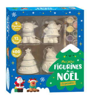 Mes jolies figurines de Noël à peindre