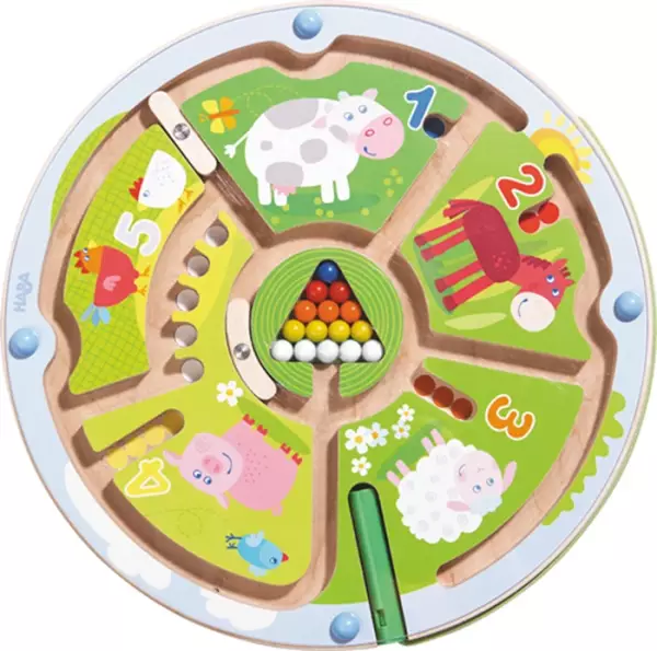 Jeu magnétique : Labyrinthe de chiffres