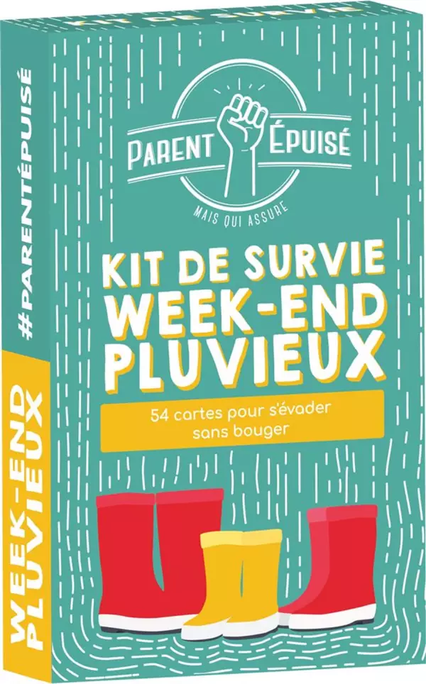 Kit de survie week-end pluvieux