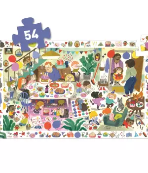 Puzzle observation La fête d'anniversaire - 54 pièces