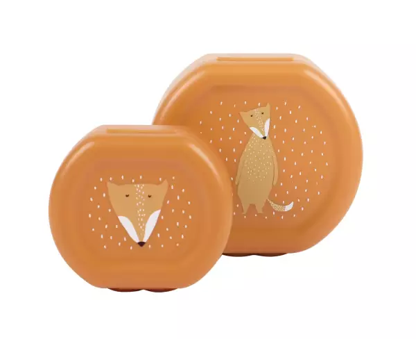 Boîte à goûter renard 2 pcs