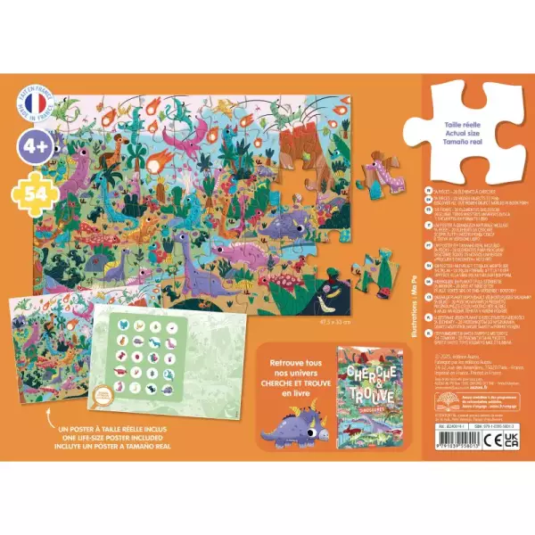 Puzzle dinosaures - 54 pcs – Image 3