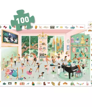 Puzzle observation L'école de danse - 100 pièces