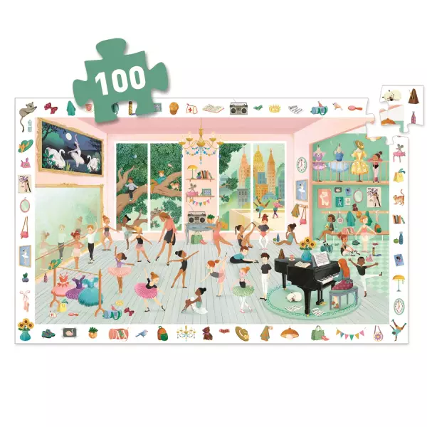 Puzzle observation L'école de danse - 100 pièces