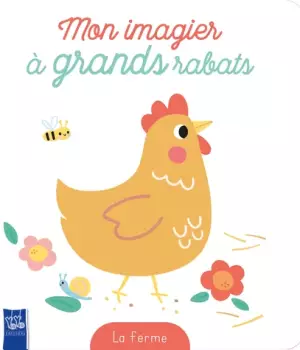 Mon imagier à grands rabats : La ferme