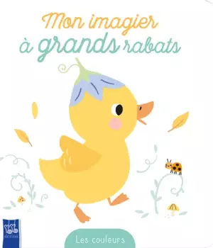 Mon imagier à grands rabats : Les couleurs