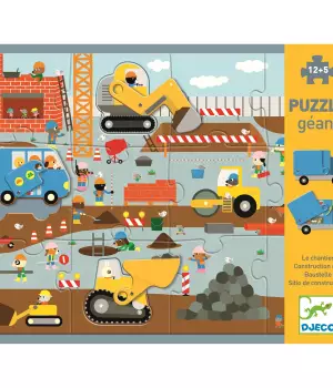 Puzzle géant : Le chantier 12+5 pièces