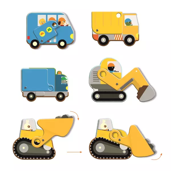 Puzzle géant : Le chantier 12+5 pièces – Image 2
