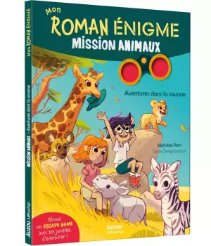 Mon roman énigme, Mission animaux : Aventures dans la savane