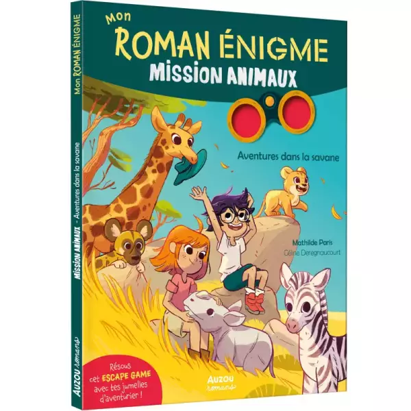 Mon roman énigme, Mission animaux : Aventures dans la savane