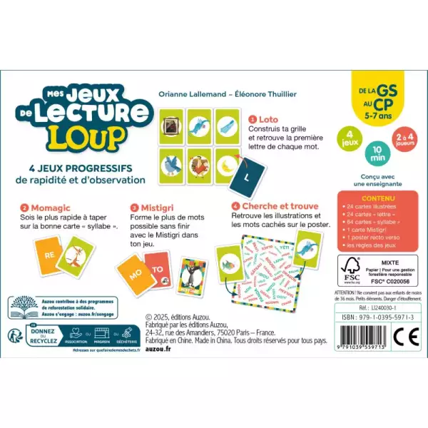 Mes jeux de lecture Loup 5-7 ans – Image 2