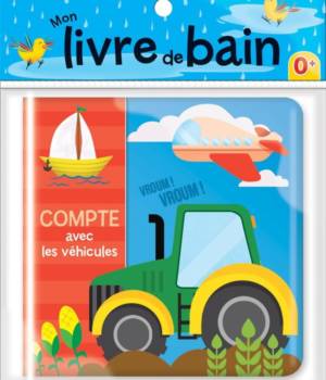 Mon livre de bain : Compte avec les véhicules
