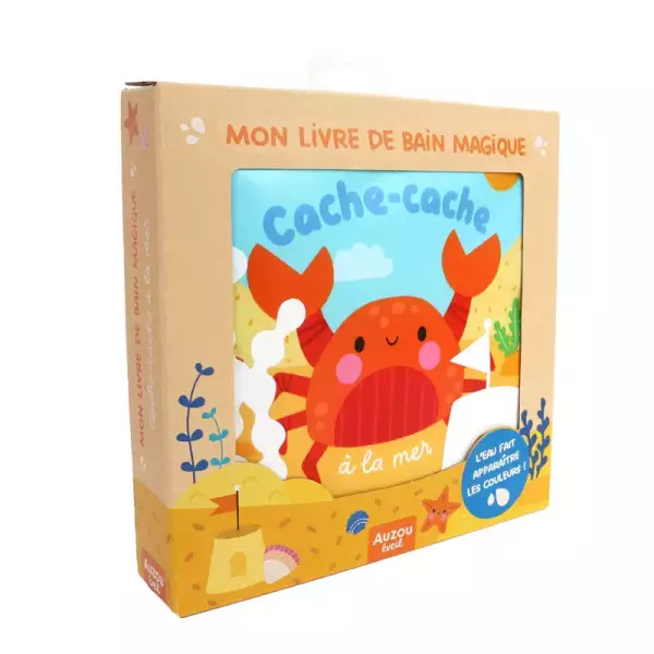 Mon livre de bain magique : cache-cache à la mer