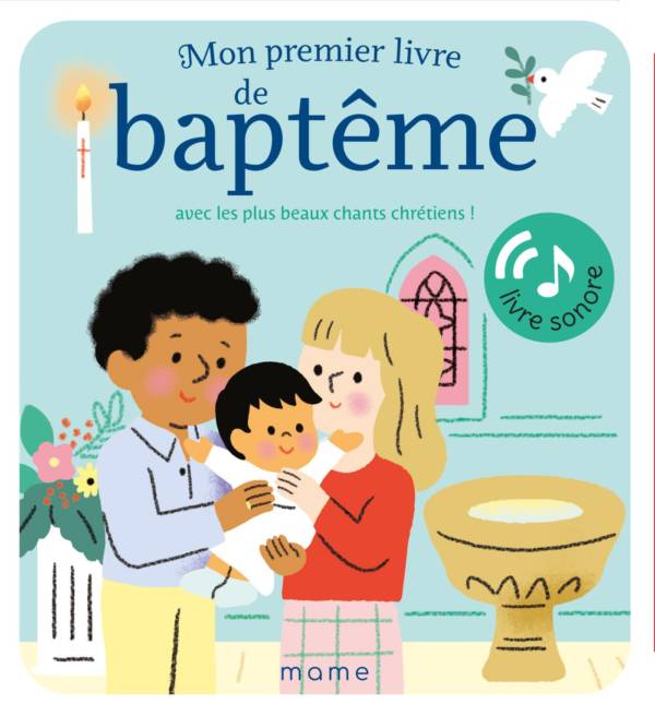 Mon premier livre de baptême - livre sonore