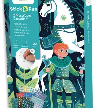 Stick and Fun : 3 mosaïques chevaliers