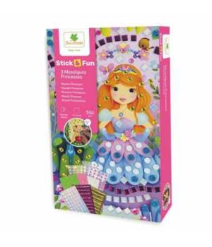 Stick and Fun : 3 mosaïques princesses