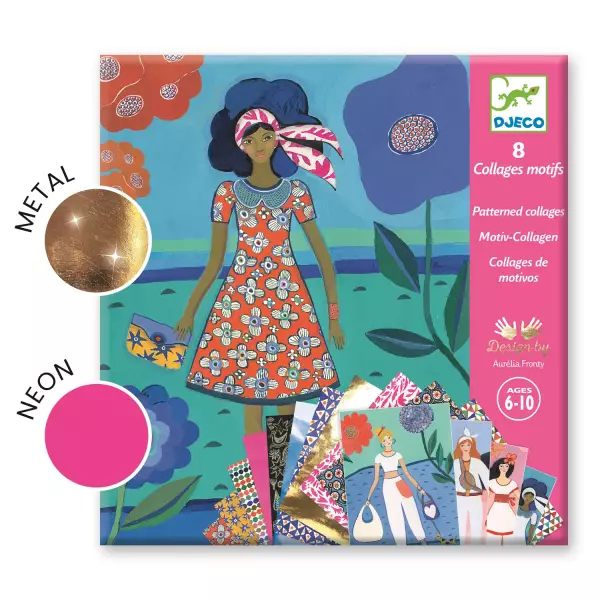 8 collages motifs : Tendance Wax