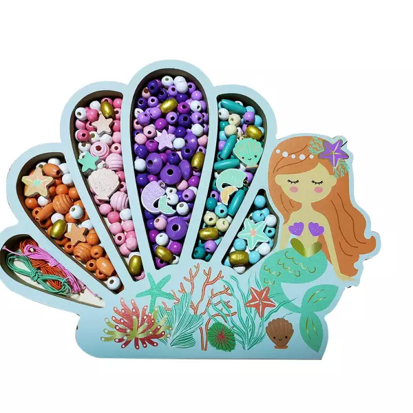 Coffret Sirène Perles bois