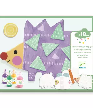 Peinture à doigts magique : Petites formes