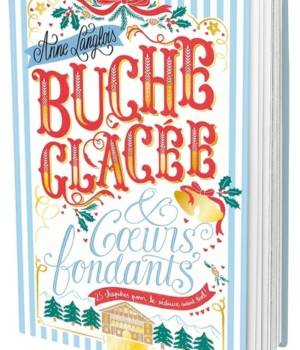 Bûche glacée et coeurs fondants