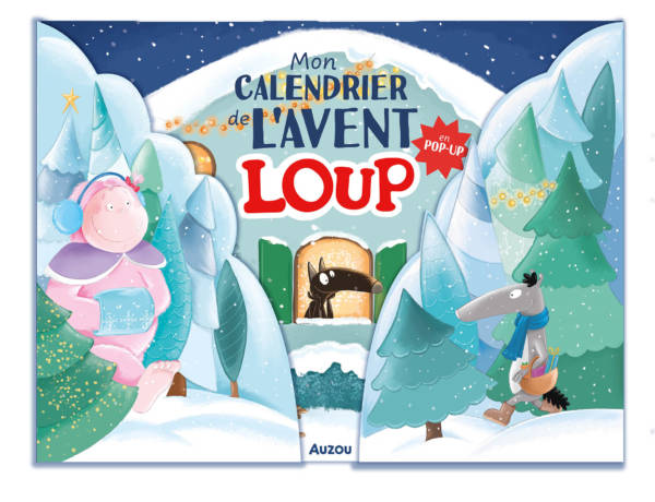 Mon calendrier de l'Avent Loup en pop-up