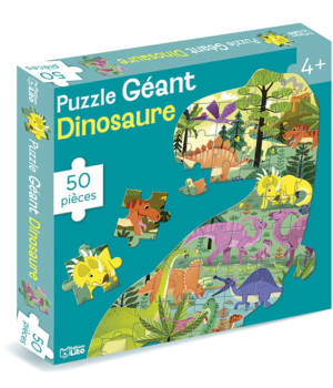 Puzzle géant dinosaure 50 pcs