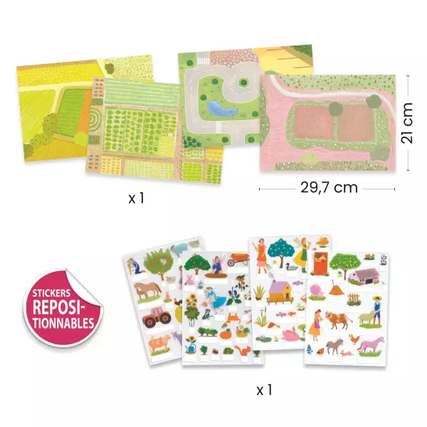 Stickers à relever : la ferme – Image 3