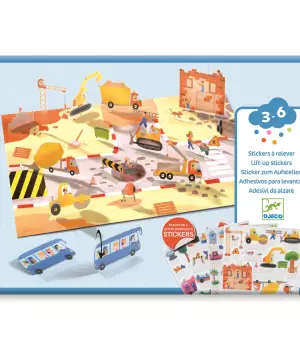 Stickers à relever : les véhicules