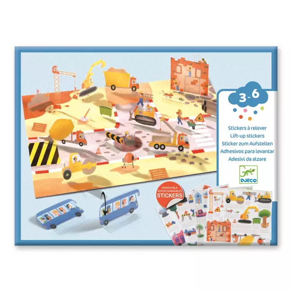 Stickers à relever : les véhicules
