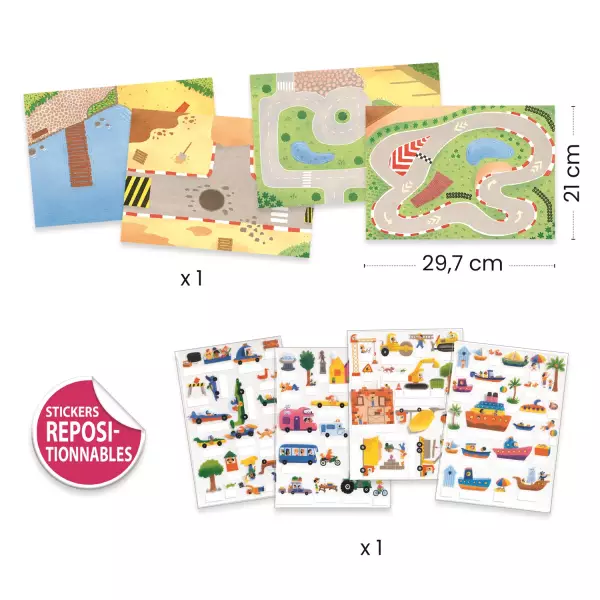 Stickers à relever : les véhicules – Image 2