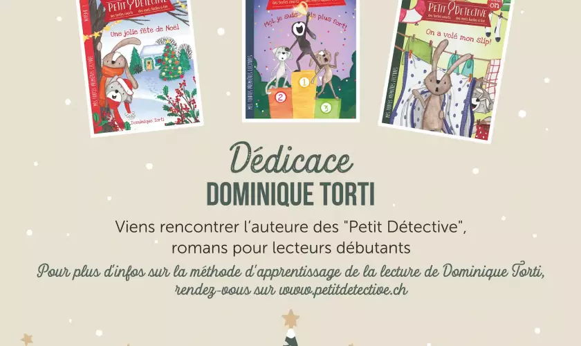 6 décembre : Dédicace PETIT DETECTIVE