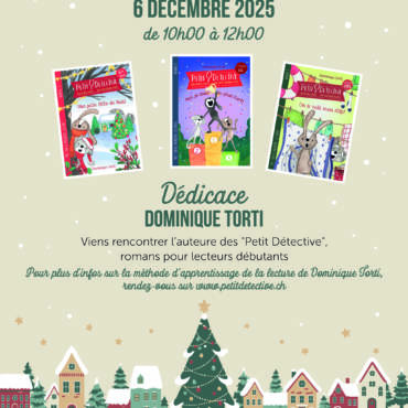 6 décembre : Dédicace PETIT DETECTIVE