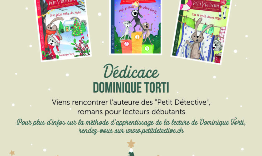 6 décembre : Dédicace PETIT DETECTIVE
