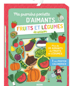 Ma première pochette d'aimants : fruits et légumes de saison