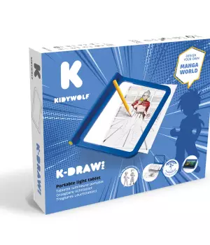 Tableau design lumineux manga world