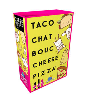 Taco chat bouc cheese pizza