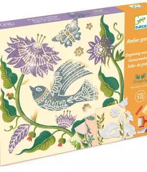 Atelier gravure : Passiflore