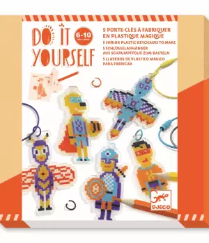 Do it yourself : 5 porte-clés à fabriquer en plastique magique