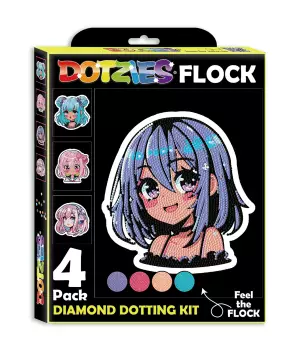 Diamond painting Neon Anime Girls