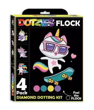 Diamond painting Neon Licornes