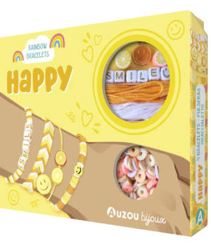 Rainbow Bracelets : Happy