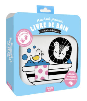 Mon premier livre de bain magique en noir et blanc !