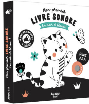 Mon premier livre sonore : En noir et blanc !
