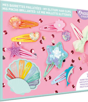 Mes barrettes pailletées